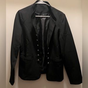 Large black blazer